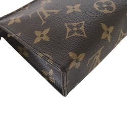 LOUIS VUITTON Louis Vuitton Poche Toilette 15 Pouch Women's Monogram Canvas Brown M47546