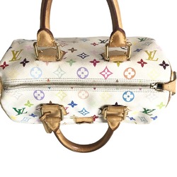 LOUIS VUITTON Louis Vuitton Speedy 30 Boston Bag Handbag Women's Monogram Multicolor White M92643