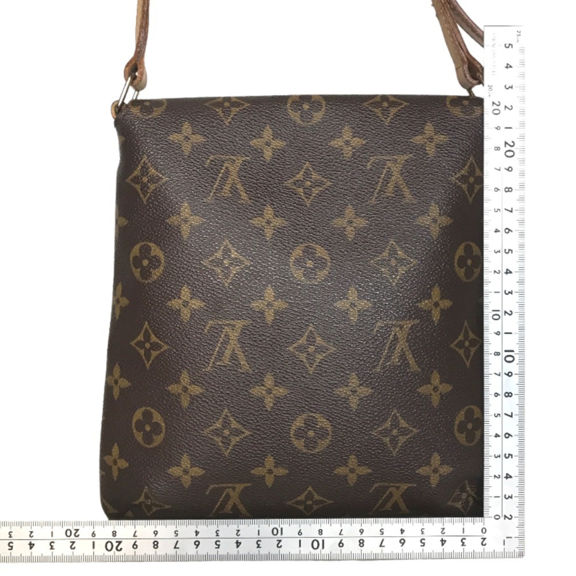 LOUIS VUITTON Musette Salsa Short Sling Bag Shoulder Women's Monogram Canvas Brown M51258