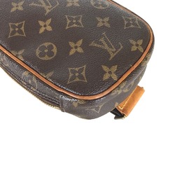 LOUIS VUITTON Louis Vuitton Pochette Ganjou Crossbody Bag Men's Monogram Canvas Brown M51870