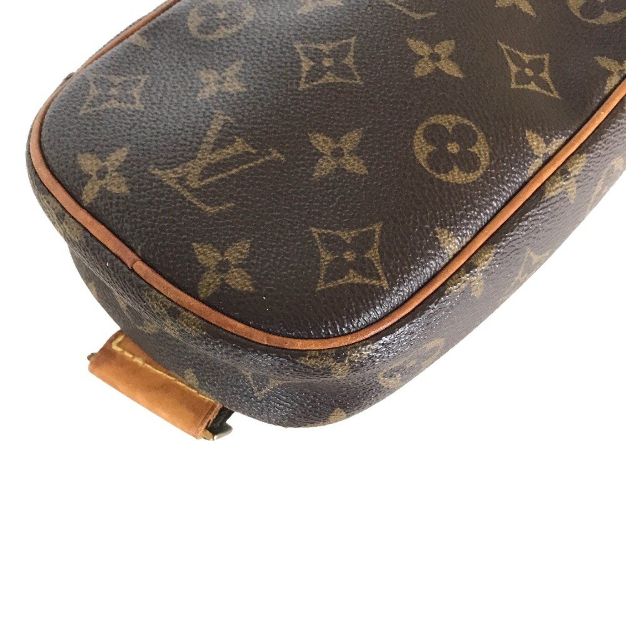 LOUIS VUITTON Louis Vuitton Pochette Ganjou Crossbody Bag Men's Monogram Canvas Brown M51870