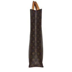 LOUIS VUITTON Louis Vuitton Sac Plat Tote Bag Handbag Women's Monogram Canvas Brown M51140