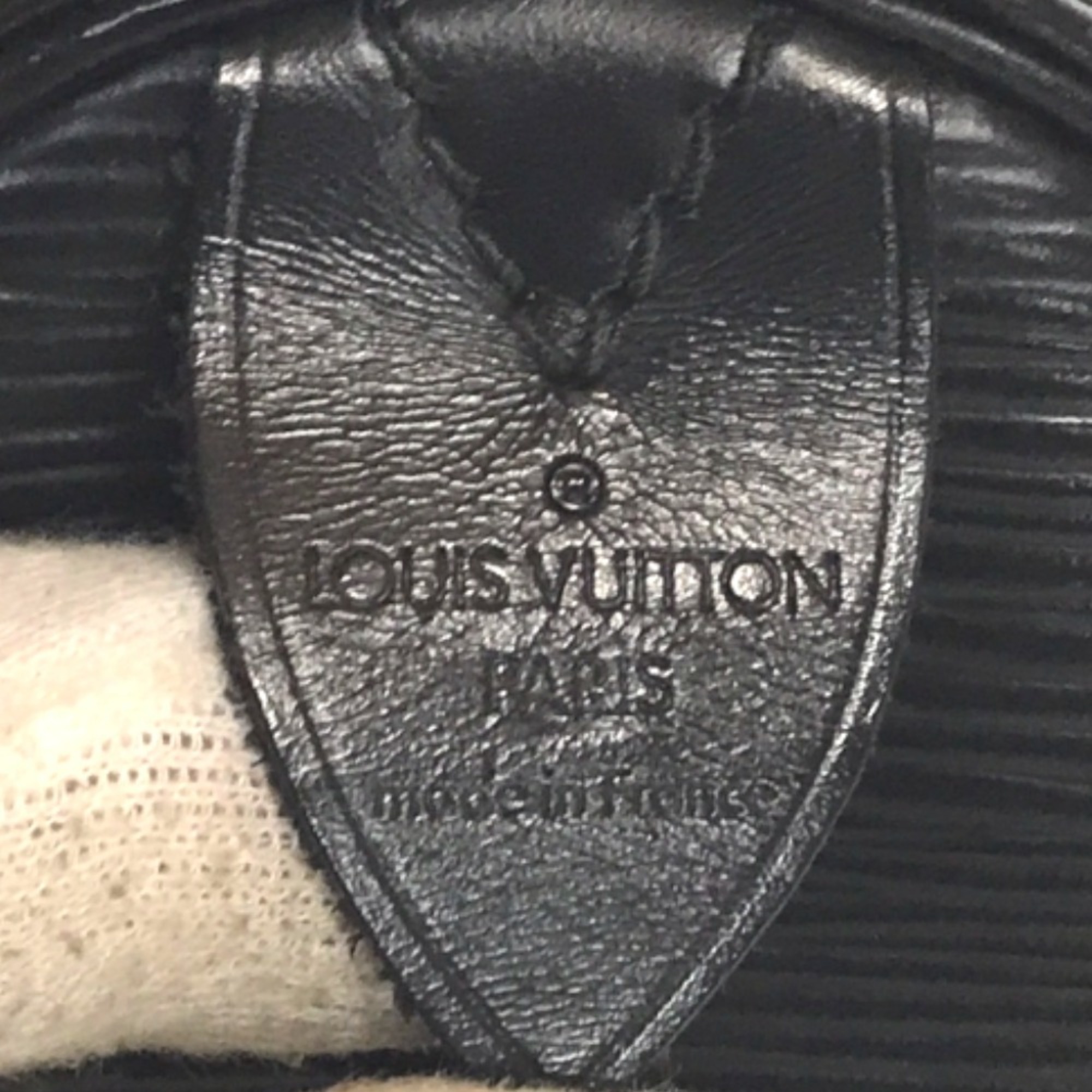LOUIS VUITTON Louis Vuitton Speedy 30 Boston Bag Tote Men's Epi Leather Black M59022