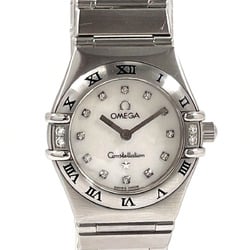 OMEGA Constellation 1566.76 Watch Stainless Steel/Stainless Steel Silver Quartz Shell White Dial Ladies