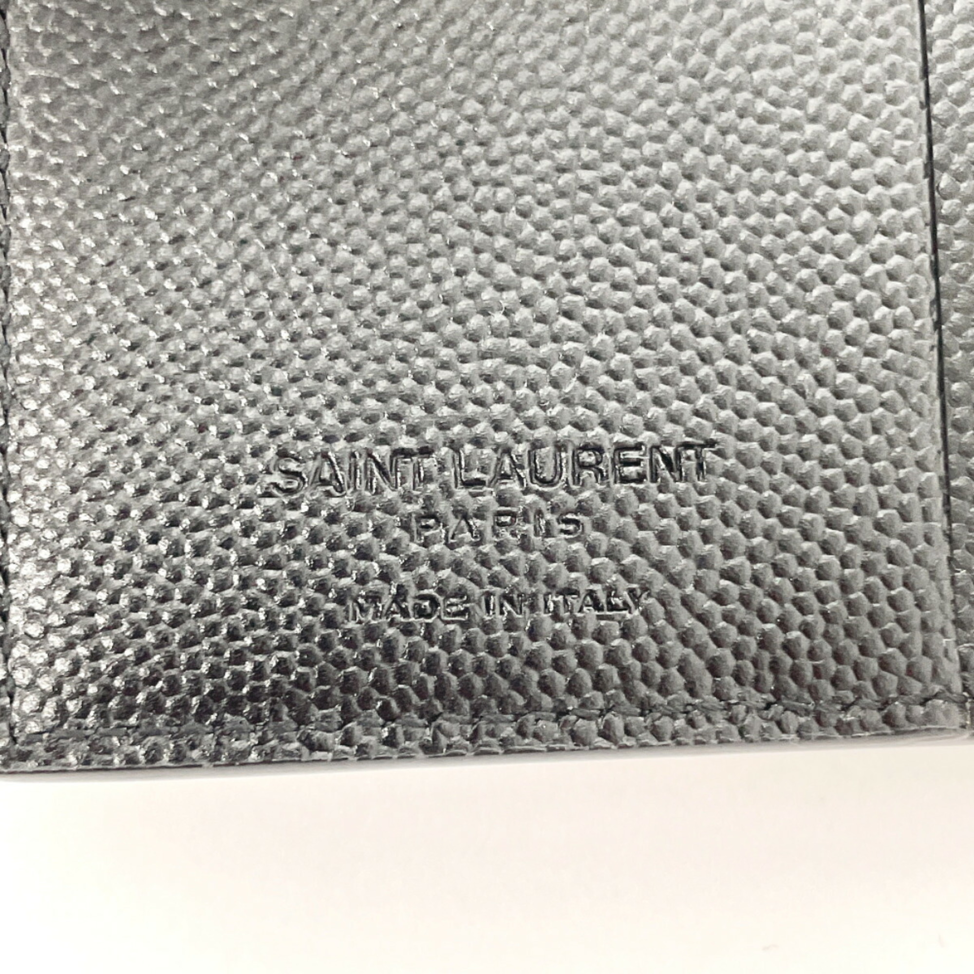 Yves Saint Laurent SAINT LAURENT PARIS Saint Laurent Paris Compact Wallet YBL575789 Bi-fold wallet Leather Black Men's