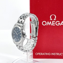 OMEGA Omega Seamaster 1501/823 Watch Stainless Steel/Stainless Steel Silver Quartz Navy Dial Men's
