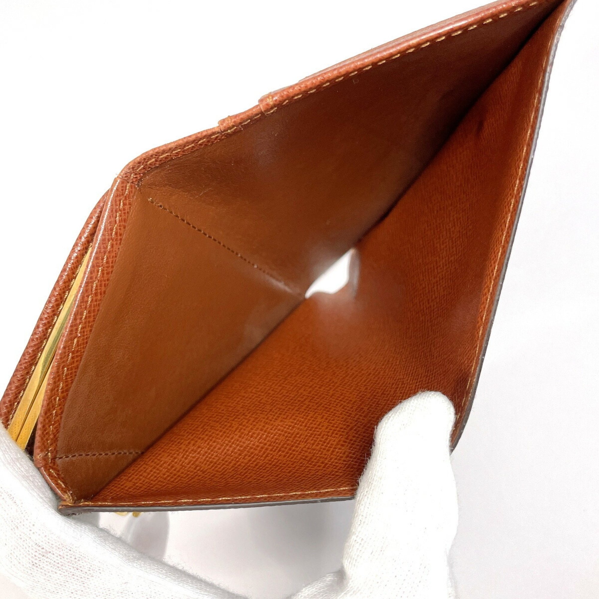 LOUIS VUITTON Louis Vuitton Portemonnay Bi-fold Wallet M61663 Monogram Canvas Brown Women's