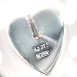 GUCCI Trademark Heart Shape 223990 J8400 8106 Earrings Silver 925 Women's