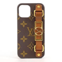 LOUIS VUITTON Louis Vuitton Bumper Dauphine 12/12 PRO iPhone Case M69782 Monogram Canvas/Leather Brown Women's