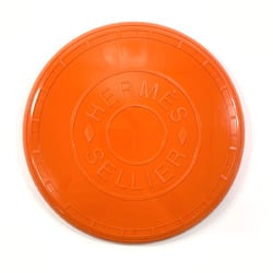 HERMES Oeuf Serie Dog Frisbee Plastic Orange Unisex