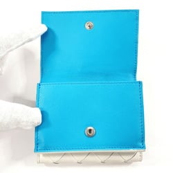 BOTTEGAVENETA Bottega Veneta Intrecciato 635561 Tri-fold Wallet Leather White Women's