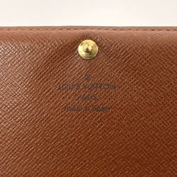 LOUIS VUITTON Louis Vuitton Portemonnay Bi-fold Tresor M61730 Wallet Monogram Canvas Brown Women's