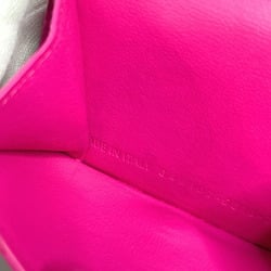 BALENCIAGA Neo Classic 640107/5616 Tri-fold Wallet Leather Pink Women's