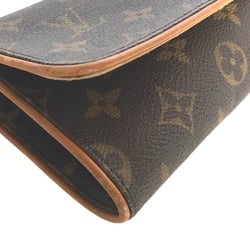 LOUIS VUITTON Louis Vuitton Pochette Twin GM Sling Bag Shoulder Women's Monogram Canvas Brown M51852
