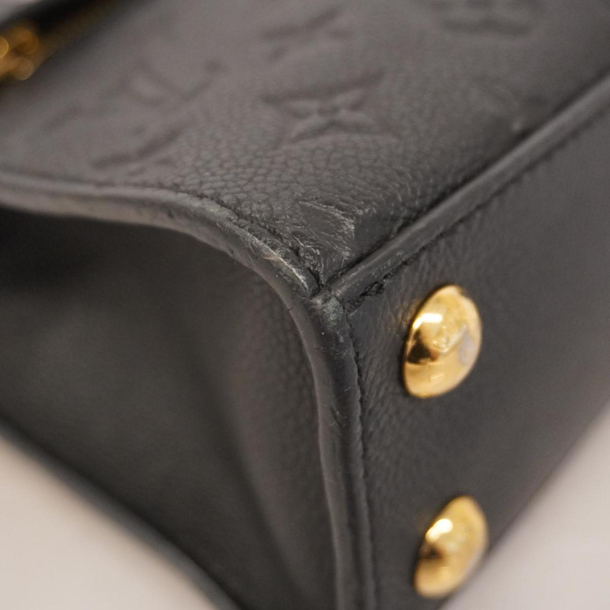 Louis Vuitton Handbag Monogram Empreinte Pont Neuf MINI M41743 Noir Ladies