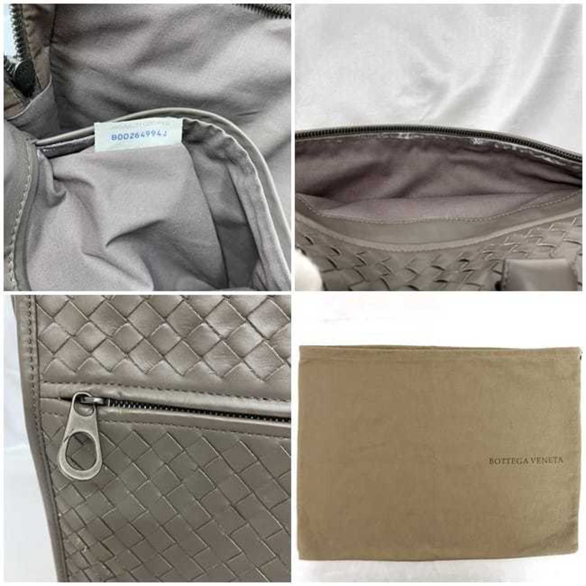 Bottega Veneta bag grey intrecciato ec-20501 leather BOTTEGA VENETA men's women's retro a4