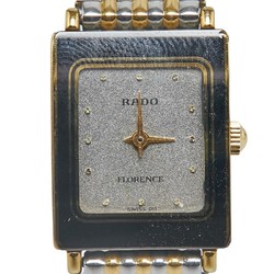 RADO Florence Watch Quartz Champagne Gold Dial Stainless Steel Plated Women's