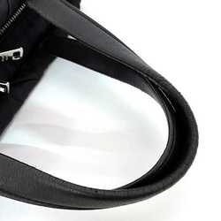 Prada 2way Bag Renylon Faded Black NERO Tessuto 1BG373 f-20524 Shoulder Nylon Leather PRADA Quilted Thick Strap Handbag Triangle Plate Item