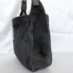 Fendi bag black ec-20589 FF pony leather FENDI women's