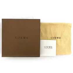 LOEWE waist belt camel brown anagram ec-20608 leather 40mm
