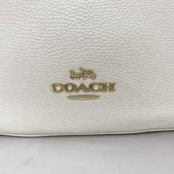Coach Shoulder Bag White C1648 ec-20598 Leather COACH Women's