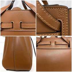 LOEWE LAZO 2-way bag brown 329.74.Z71 f-20527 shoulder leather calf ladies
