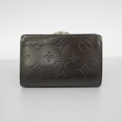 Louis Vuitton Wallet Monogram Matte Porte Monnaie Biennois M65152 Noir Ladies
