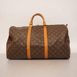Louis Vuitton Boston Bag Monogram Keepall 50 M41426 Brown Men's Women's