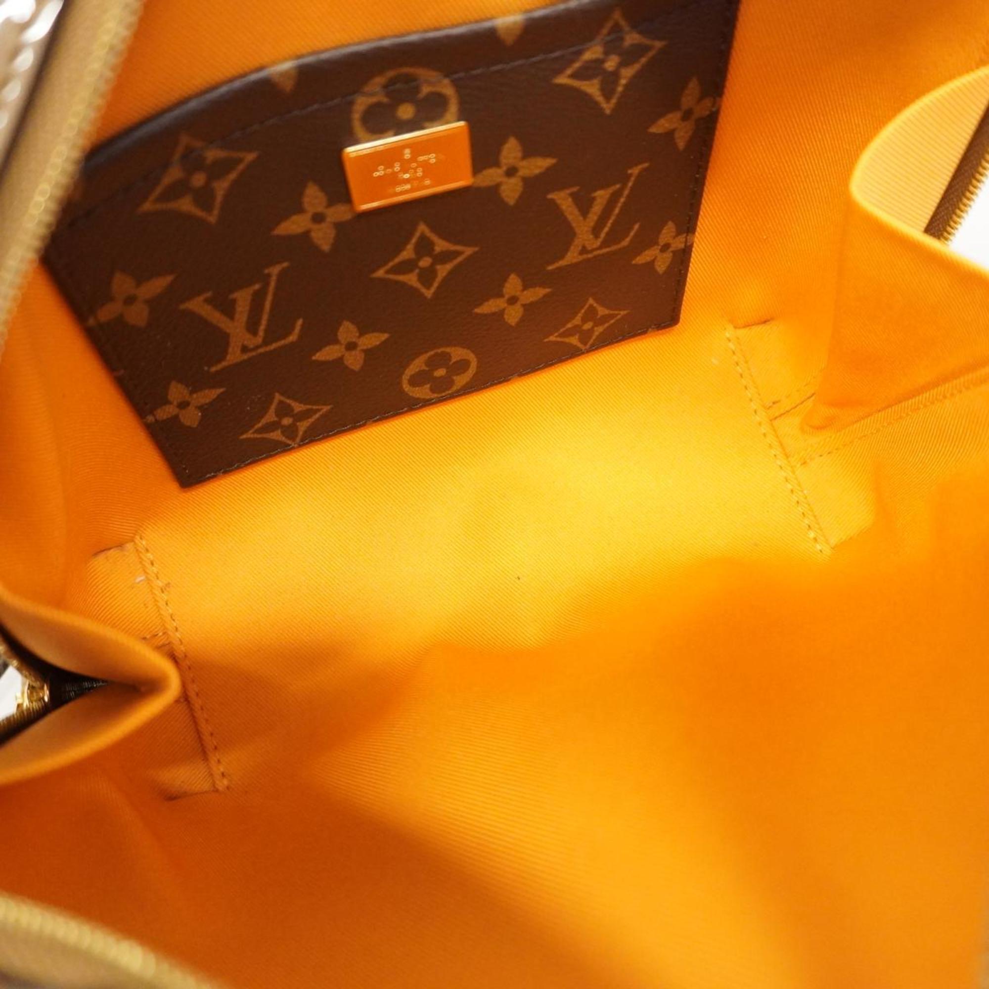 Louis Vuitton Shoulder Bag Monogram Vernis Venice M54390 Vert Bronze Brown Ladies