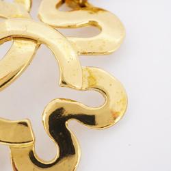 Chanel Earrings Coco Mark GP Plated Gold Women's