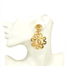 Chanel Earrings Coco Mark GP Plated Gold Women's