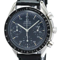 Polished OMEGA Speedmaster Automatic Steel Leather Mens Watch 3510.50 BF565423