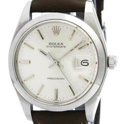 Vintage ROLEX Oyster Date Precision 6694 Steel Hand-winding Mens Watch BF573159