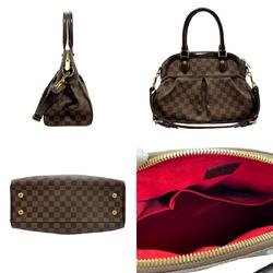 Louis Vuitton LOUIS VUITTON Handbag Shoulder Bag Damier Trevi PM Canvas Brown Gold Women's N51997 z1502