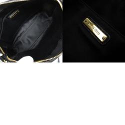 Miu Miu Miu shoulder bag leather black gold ladies w0444a