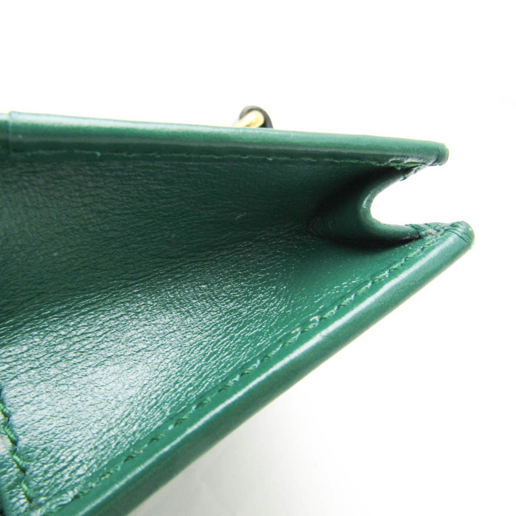 Gucci Jackie 1961 645536 Women's Leather Wallet (bi-fold) Green