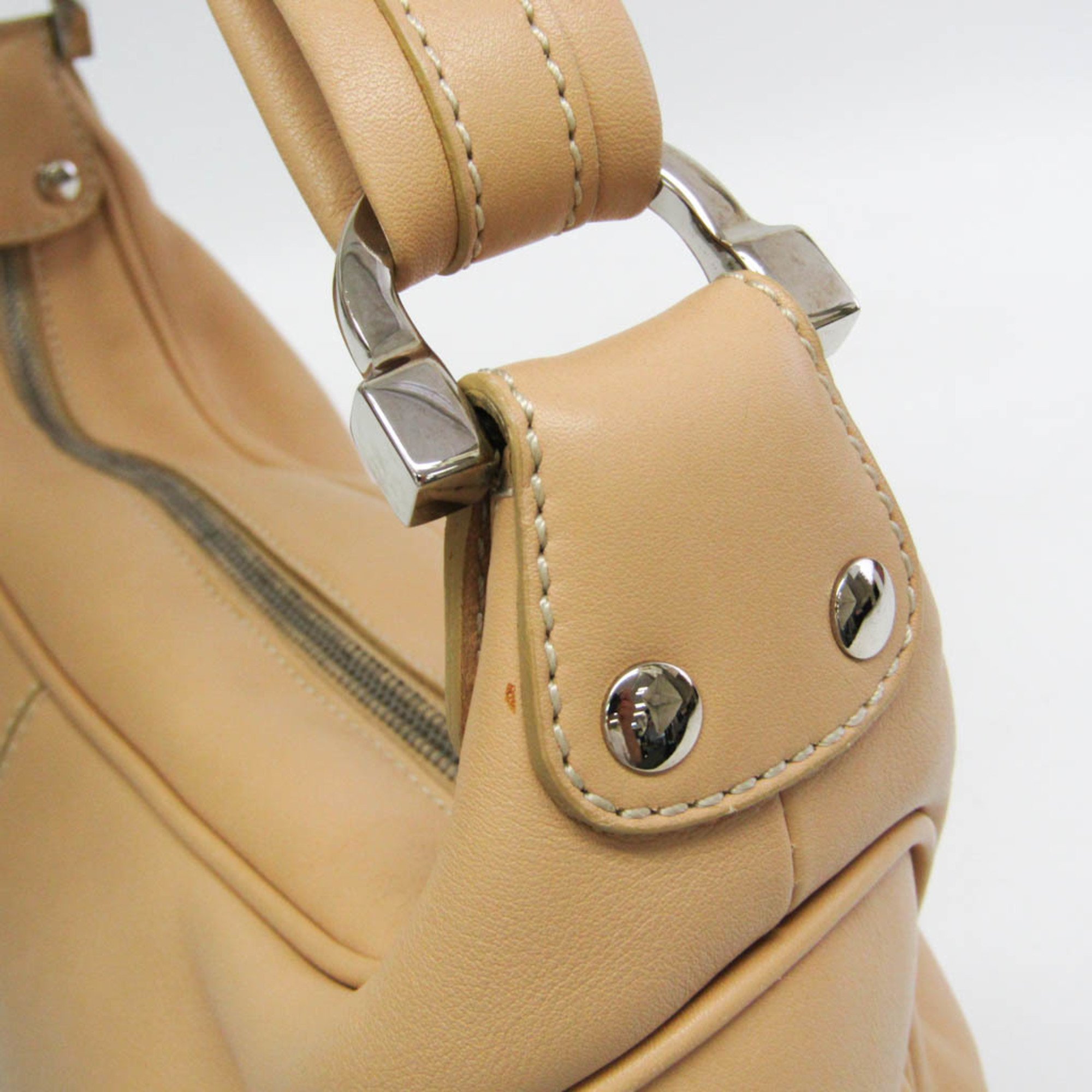 Tod's Women's Leather Handbag Light Beige