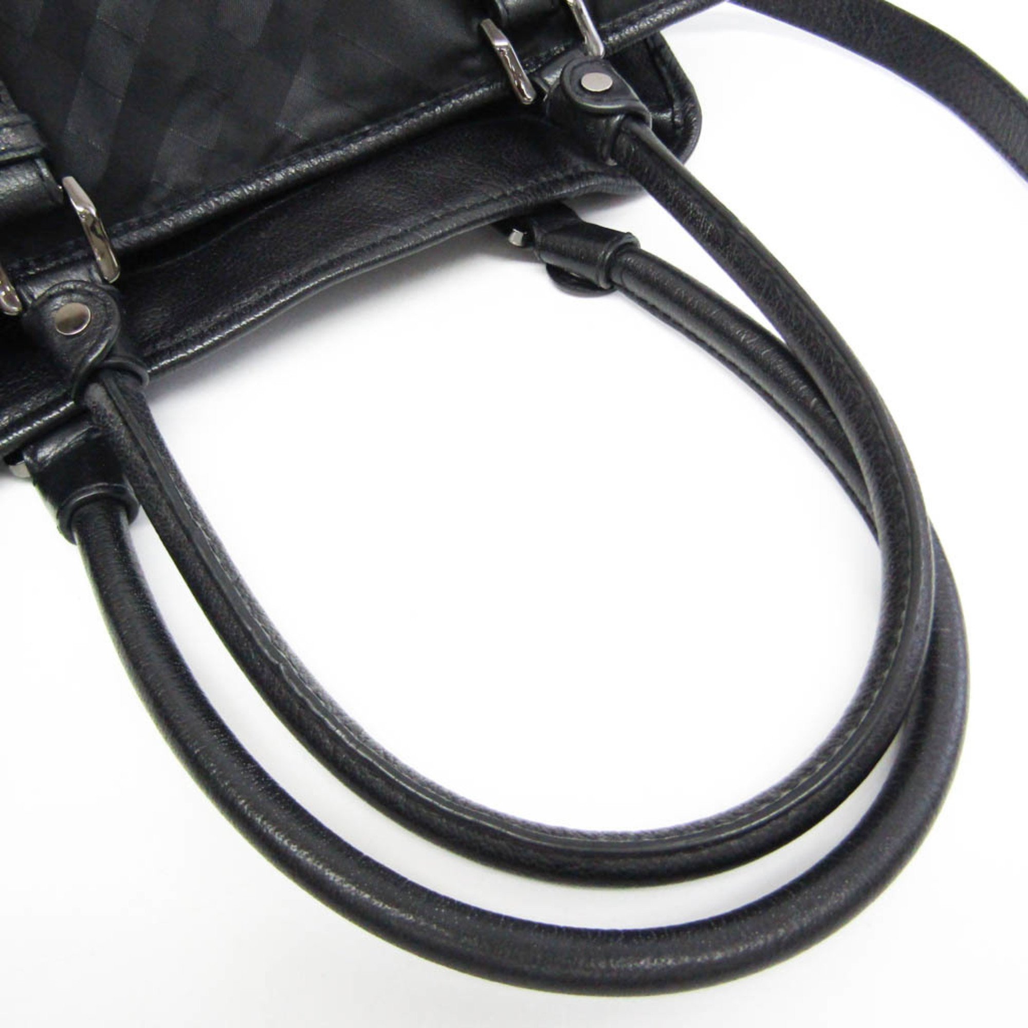 Burberry Women's Nylon,Leather Shoulder Bag Black