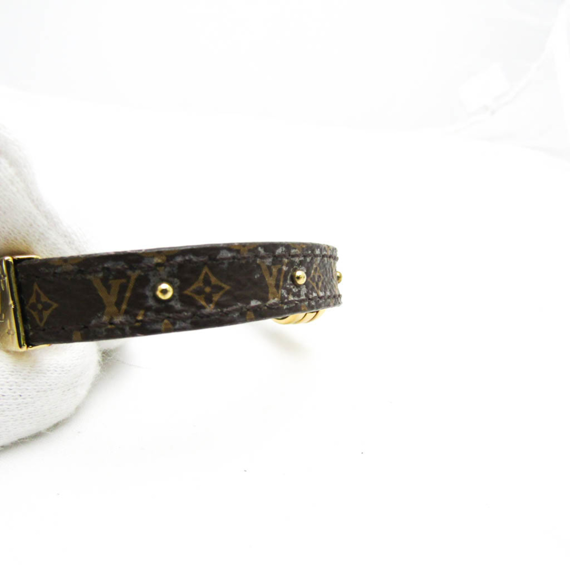 Louis Vuitton Monogram Bracelet - LV Circle Reversible M6173F Metal,Monogram Bangle Gold,Monogram