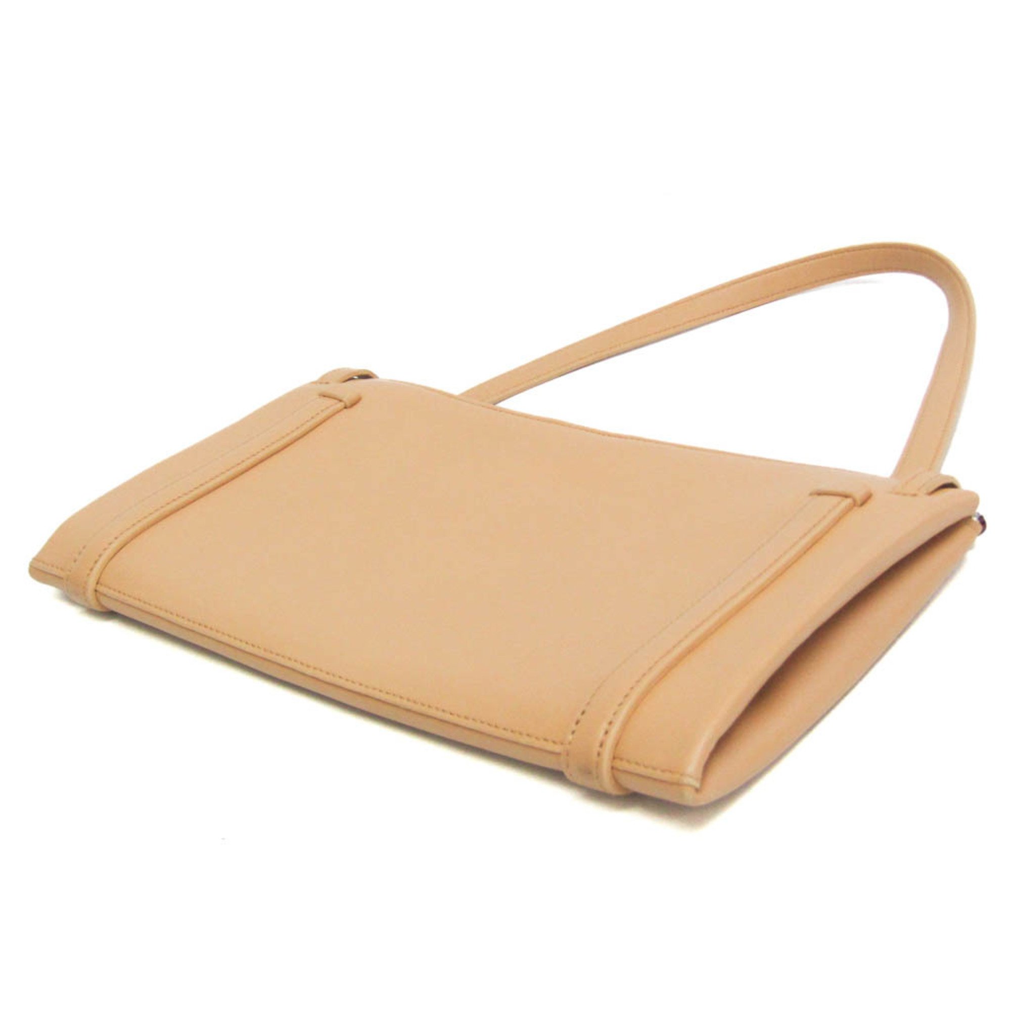 Cartier Cabochon Women's Leather Handbag Beige