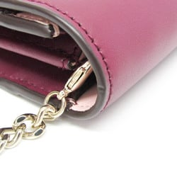 Kate Spade WLR00552 Women's Leather Chain/Shoulder Wallet Bordeaux