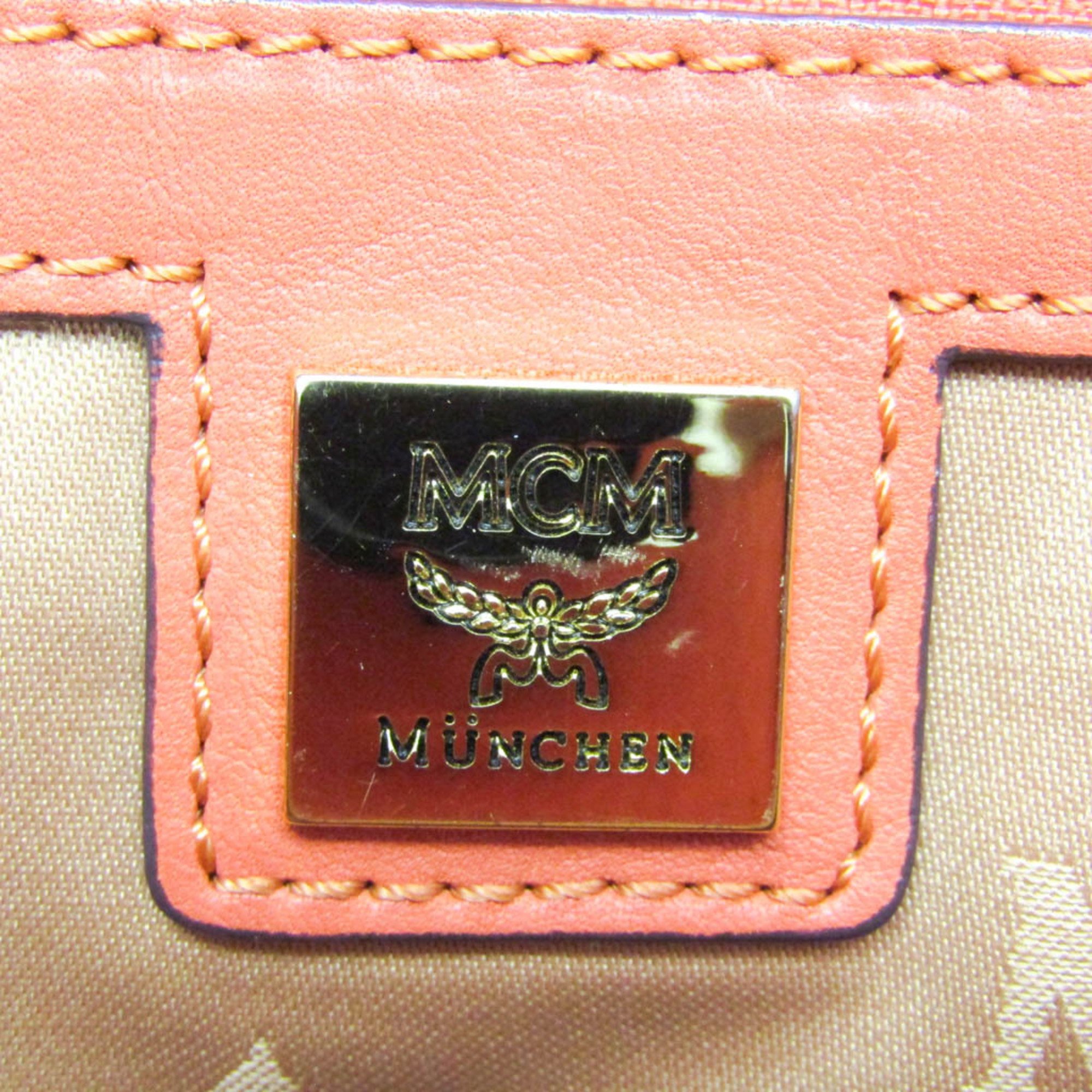 MCM MWS1SFC48RC001 Women's Leather Handbag,Shoulder Bag Salmon Pink