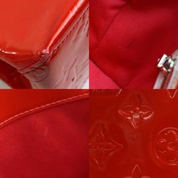 Louis Vuitton LOUIS VUITTON Handbag Monogram Vernis Reed PM Rouge Women's M91088 a0202