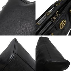 GUCCI handbag GG Marmont leather black gold men's women's 515937 w0509a