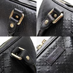 GUCCI Handbag Shoulder Bag Diamante Leather Black Men's 208463 w0443a
