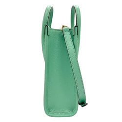 GUCCI Shoulder Bag Jumbo GG Canvas Leather Green Men's Women's 671623 z1466