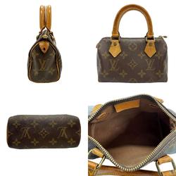 Louis Vuitton LOUIS VUITTON Handbag Monogram Speedy Canvas Brown Men's Women's z1411