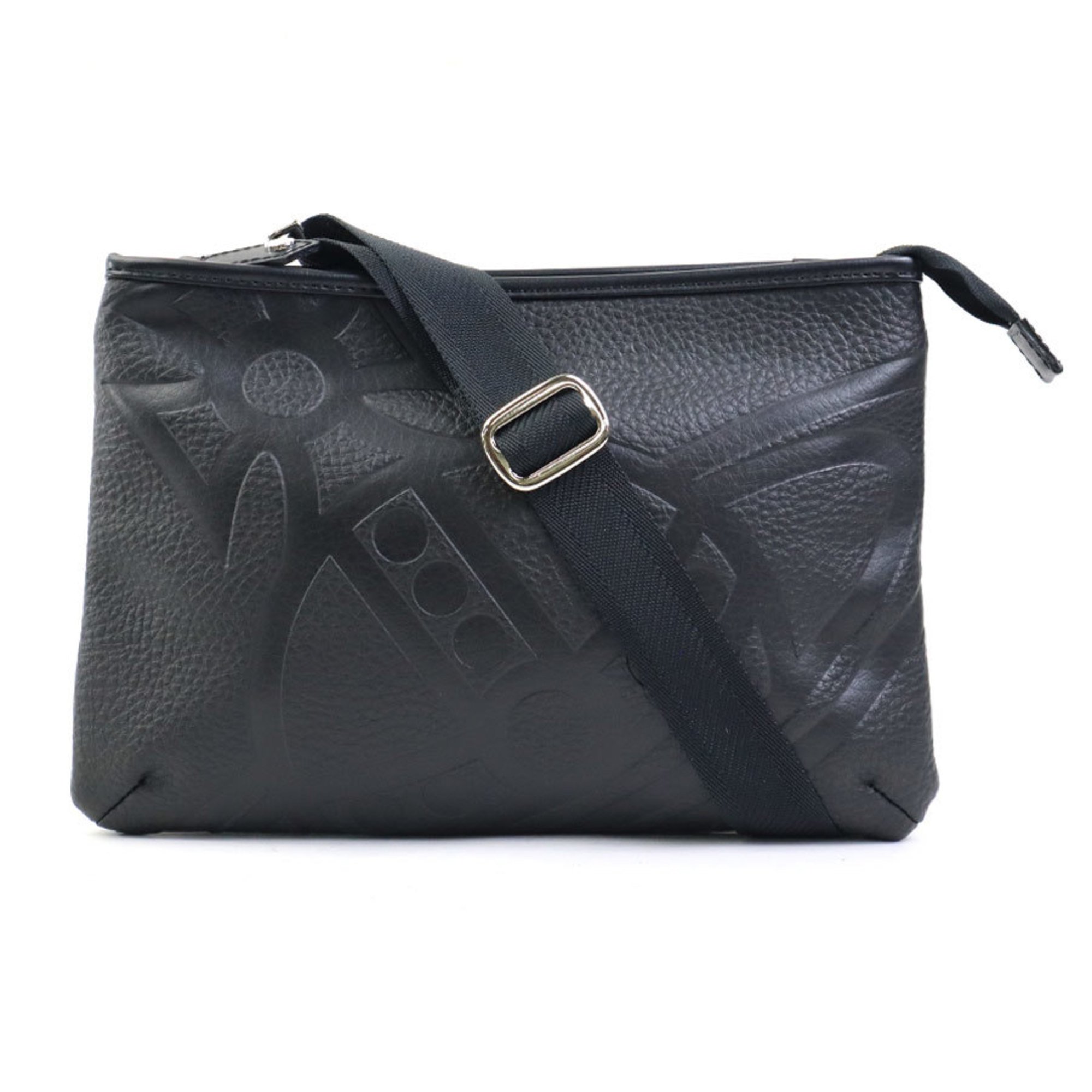 Vivienne Westwood shoulder bag leather black men's women's h30345f