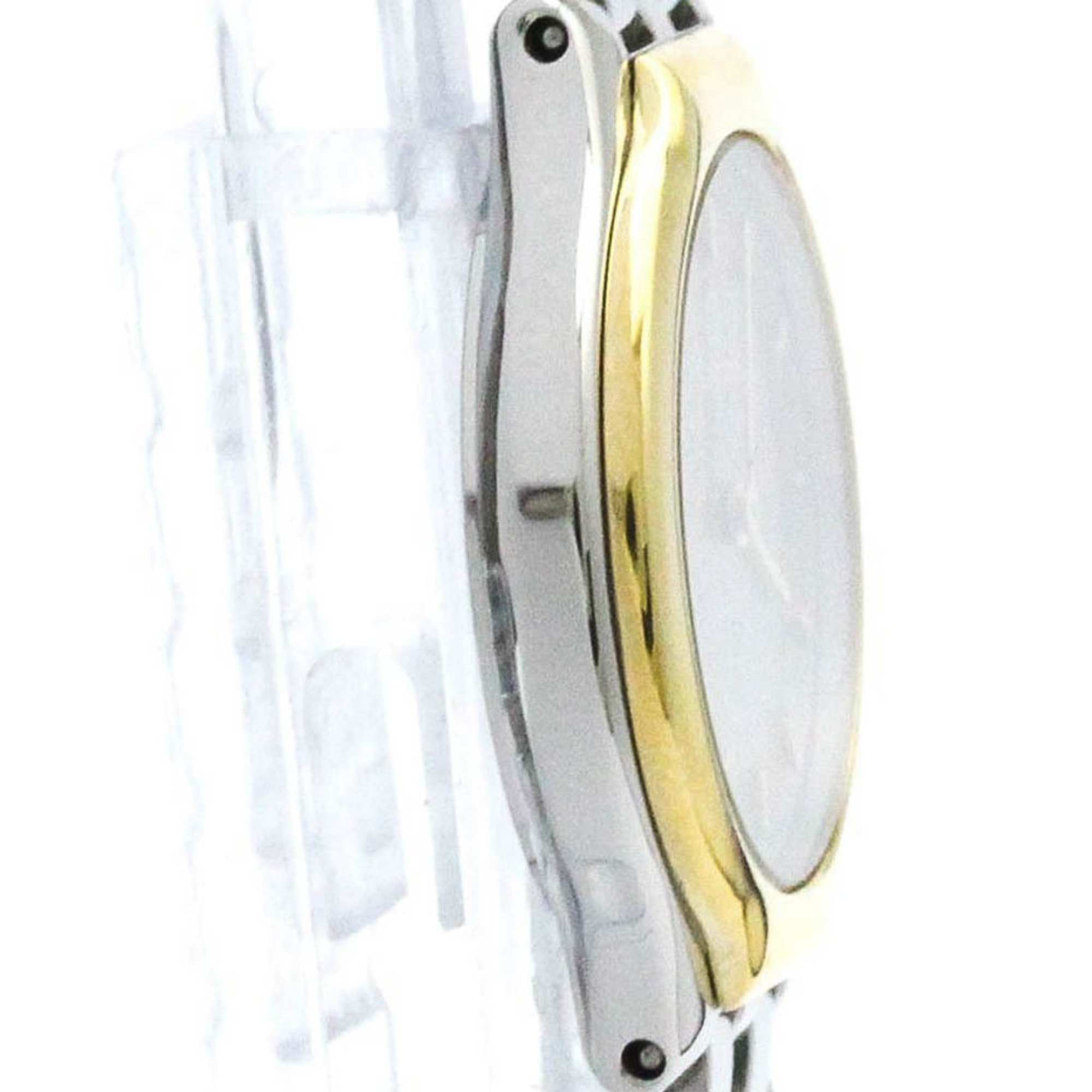Polished OMEGA De Ville Symbol K18 Gold Stainless Steel Ladies Watch BF567916
