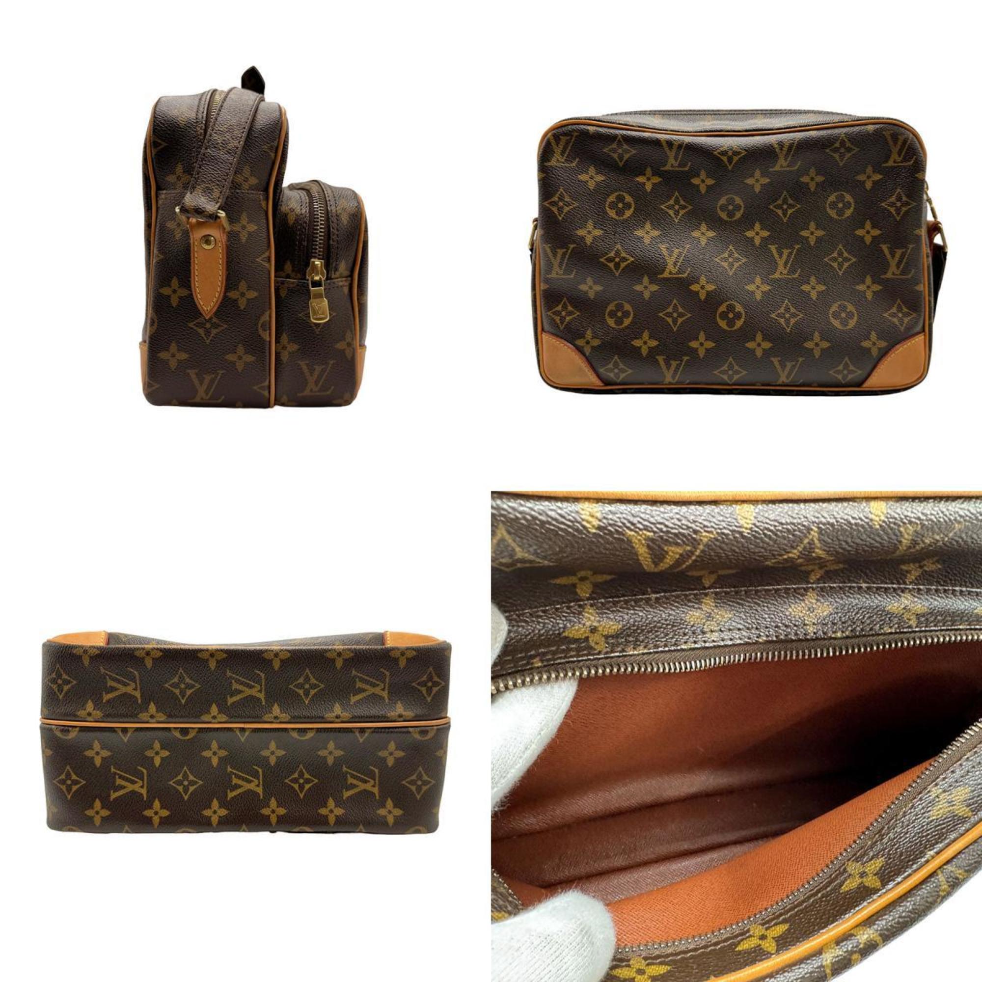 Louis Vuitton LOUIS VUITTON Shoulder Bag Monogram Nile Canvas Brown Men's Women's M45244 z1500